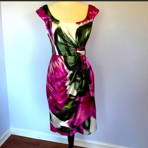 Satin Stretch Cocktail Dress